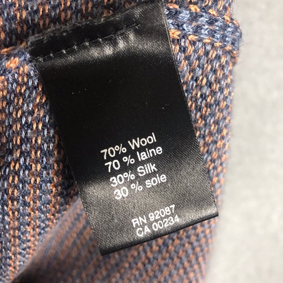 Saks Fifth Avenue Crewneck Sweater Wool Silk Size Medium - Picture 4 of 6